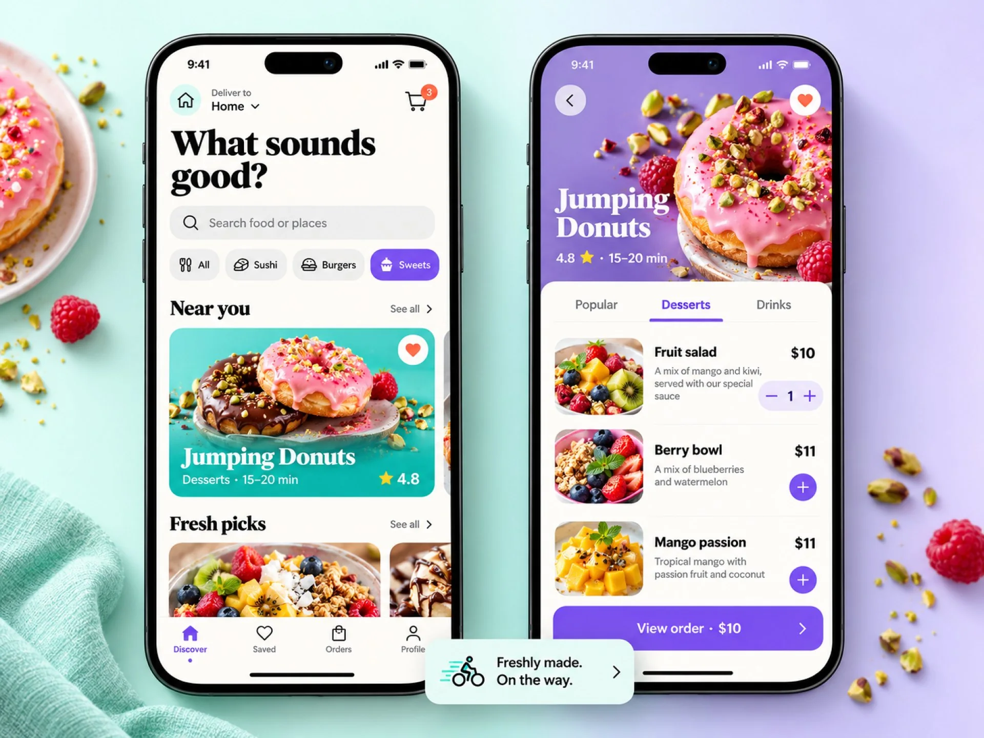 Jumping Donuts ordering app