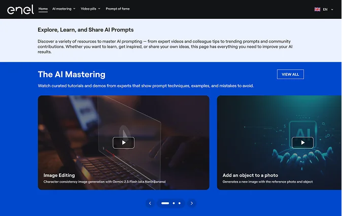 AI Mastering carousel with video tutorials on image editing and adding an object to a photo